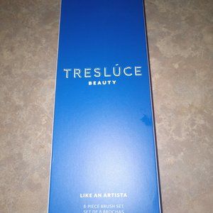 Tresluce beauty 8 piece makeup brush set